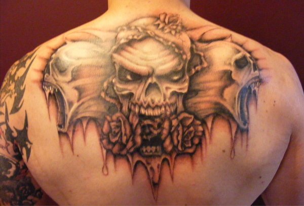 Фото и значение татуировки " Череп ". KC_7_Gbz69I