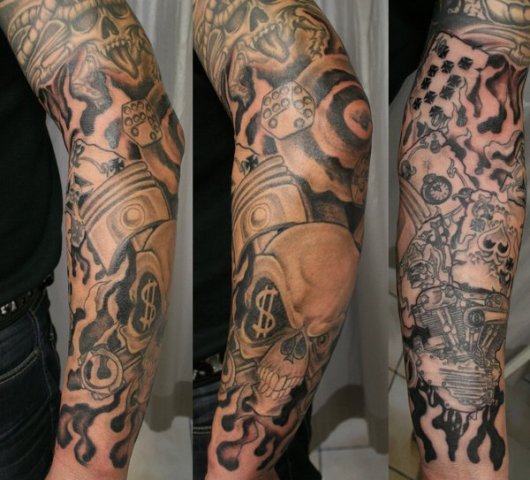Фото и значение татуировки " Череп ". OOJboV0B-oU